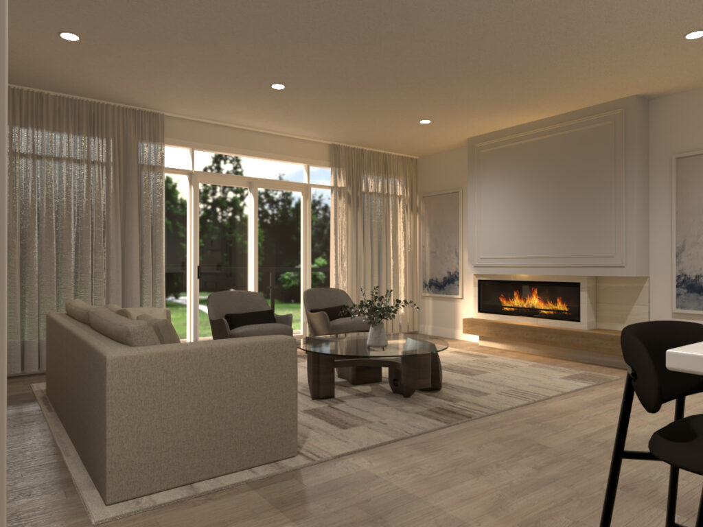 20916 26 Ave - Interior Render - Great Room